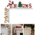 1PC Wooden Christmas Door Frame Ornament