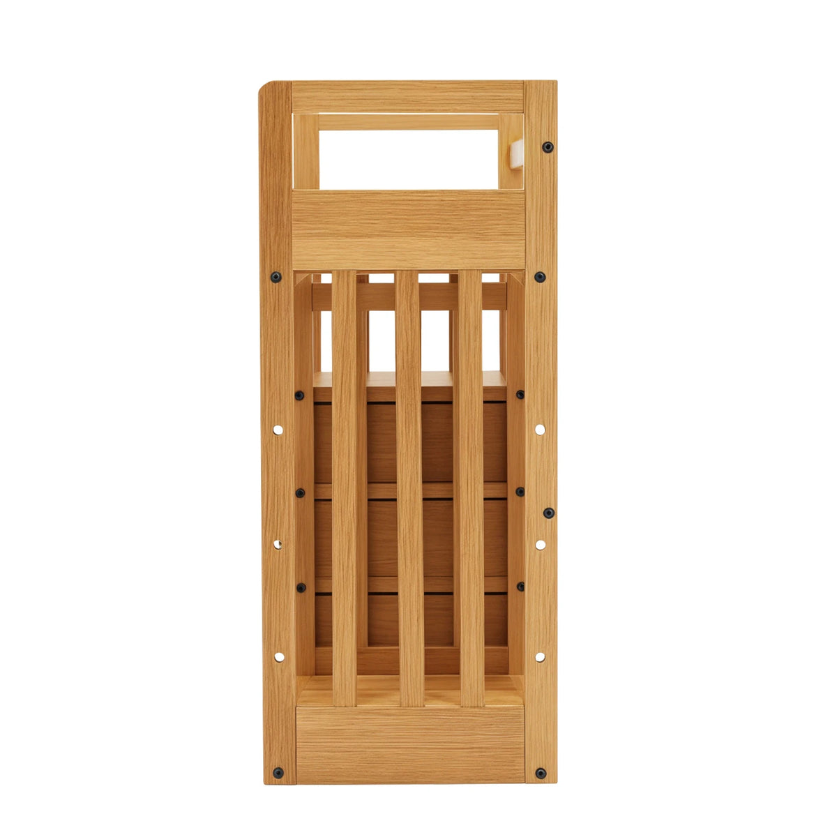 Bamboo Desktop Bookshelf with 3 Drawers for Office or Bedroom