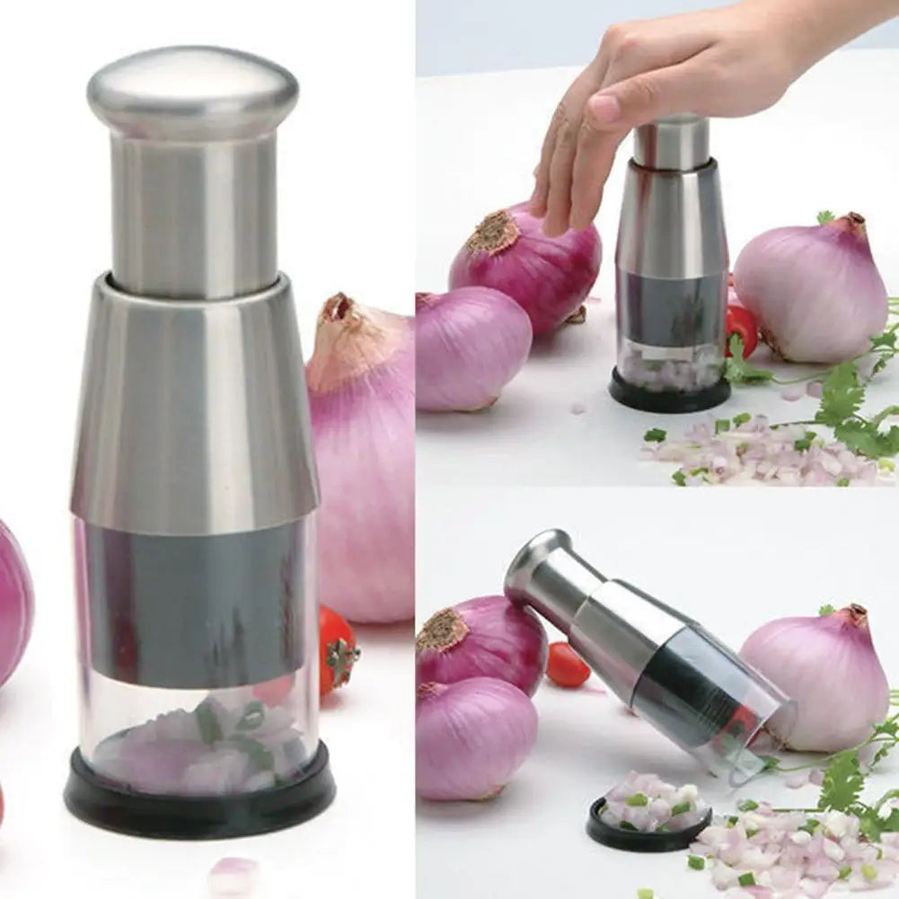 Kitchen Garlic Chopper Tool Stainless Steel Crusher