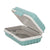 Portable Soap Box Slim Shower Soap Saver (Blue)