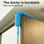 Telescopic Ceiling Fan Cleaner Extendable Duster for High Ceilings (Blue)