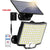 106 LED Solar Wall Lamp with Motion Sensor, 3 Lighting Modes, Waterproof