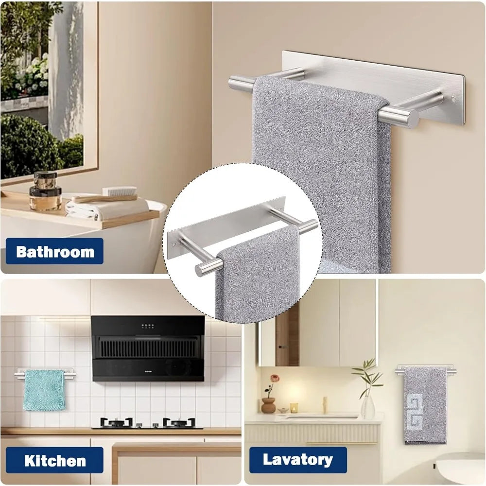 Modern Self-Adhesive Towel Holder (9-Inch)