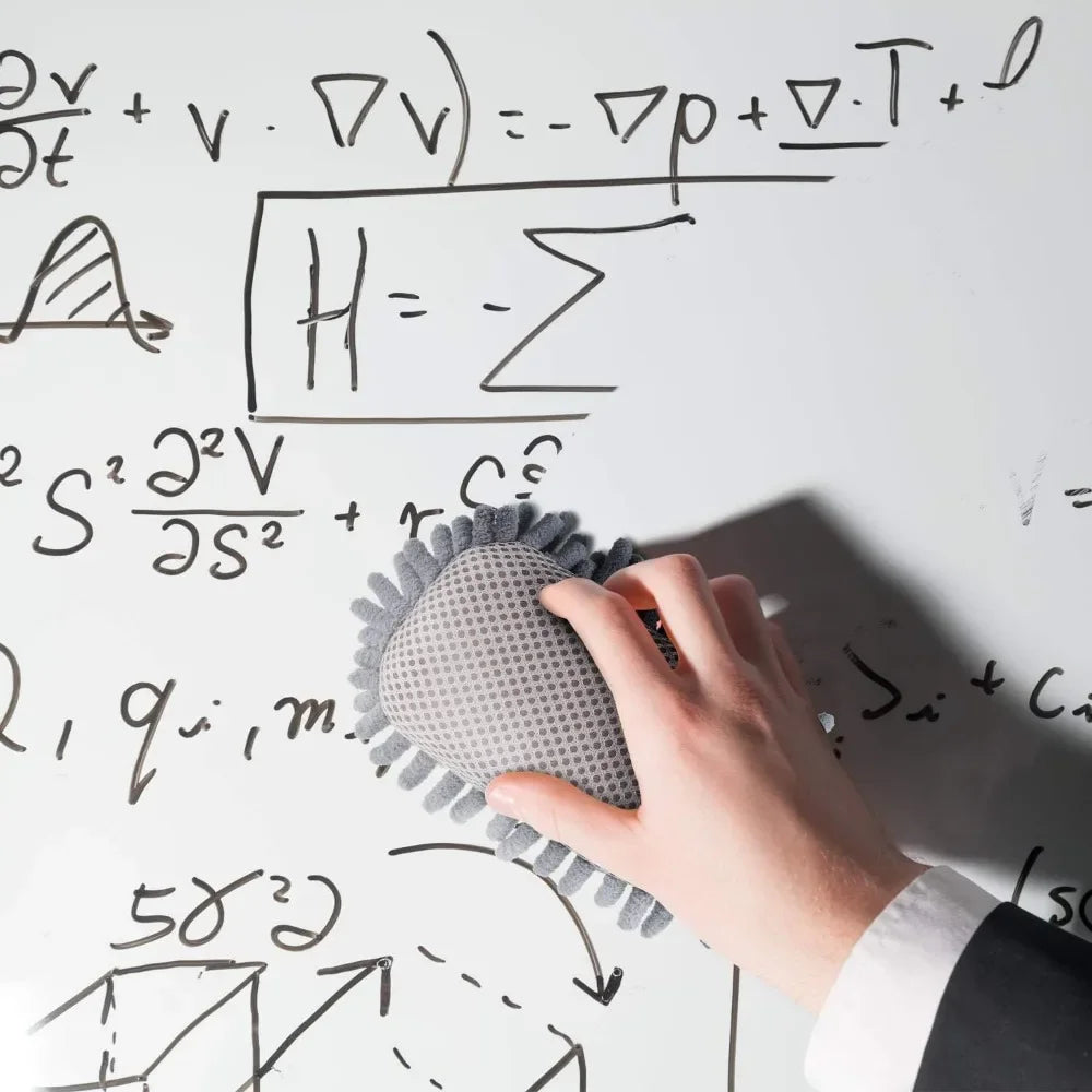 Washable Microfiber Whiteboard Erasers 6-Pack Dry Erase &amp; Chalkboard Cleaner