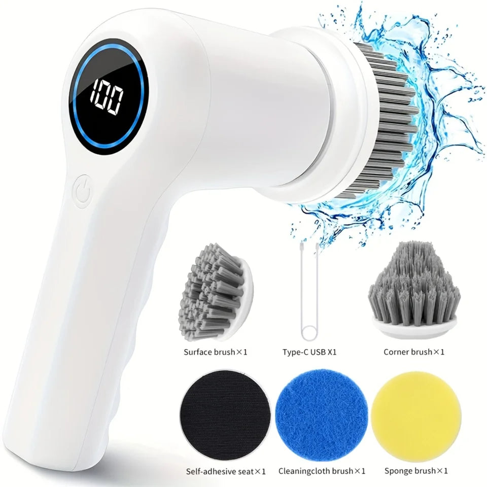 Rechargeable Electric Cleaning Brush for Shower Tile