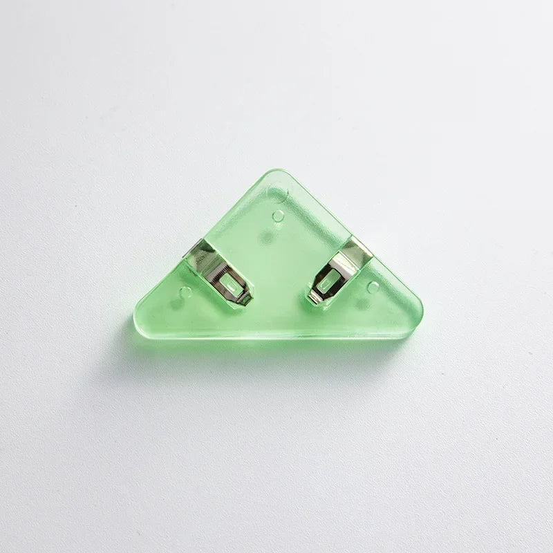 Triangle Paper Clips 10PCS Office Desk Organizer (Multicolor)