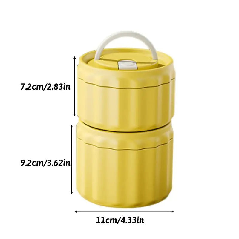 Stainless Steel Lunch Box with Insulated Bag and Utensils