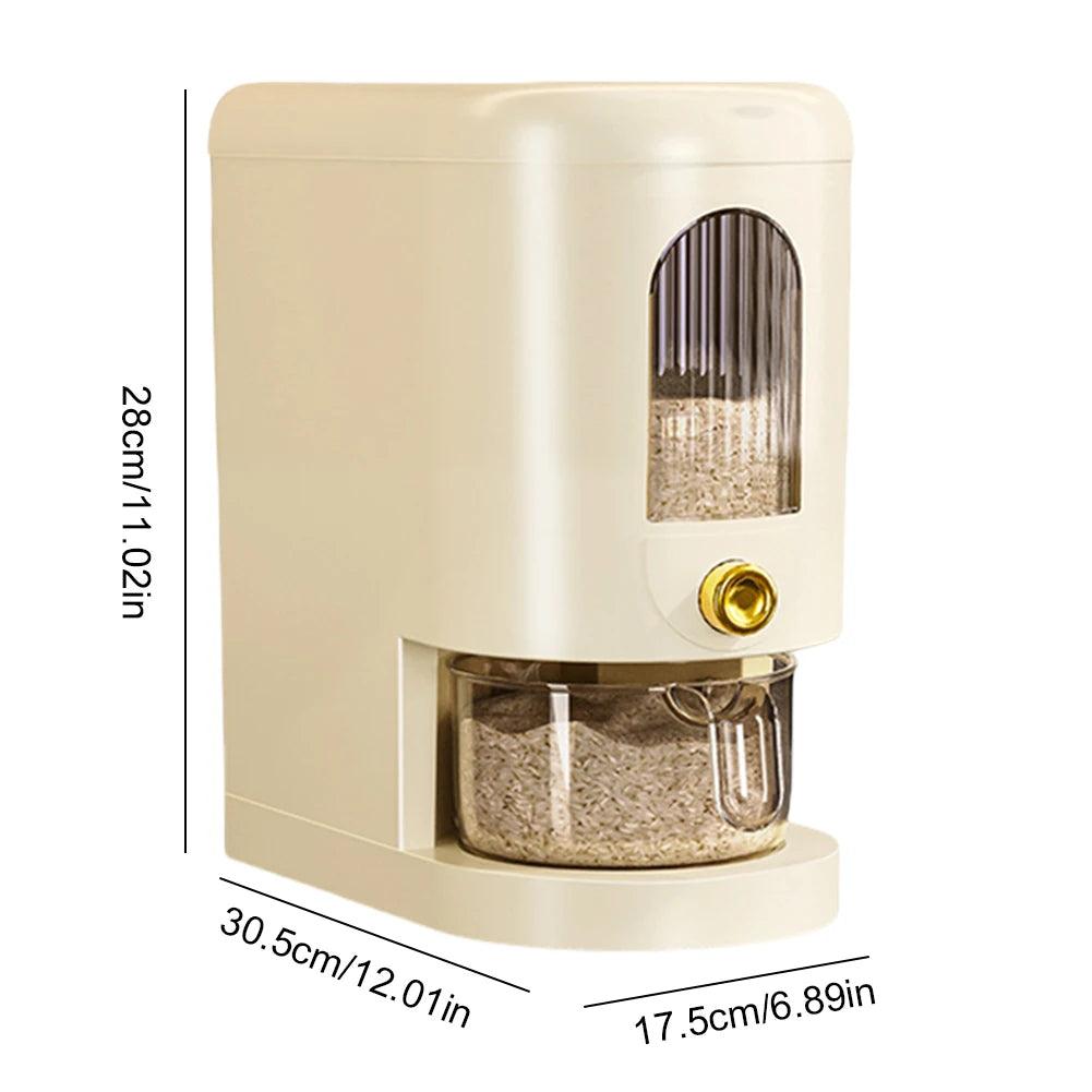 Rice Dispenser 5KG Automatic Sealed Grain Container