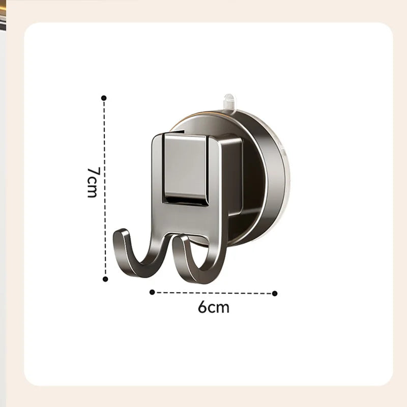 Suction Cup Hooks No-Drill Vacuum Wall Hooks for Bathroom Shower