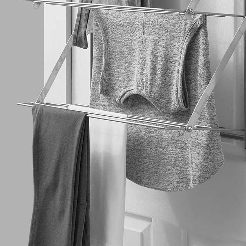 3-Tier Over-the-Door Steel Towel Rack