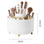 360° Rotating Makeup Organizer Versatile Makeup Storage Box (White)