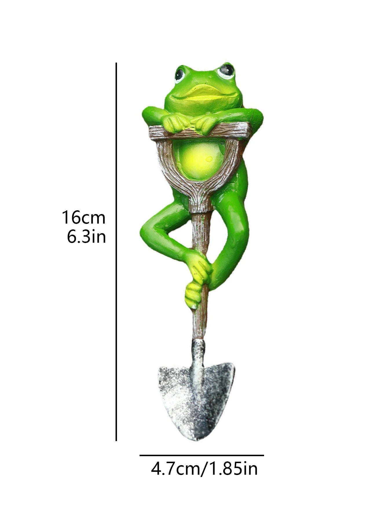 Garden Frog Shovel Statue Bonsai Decorations