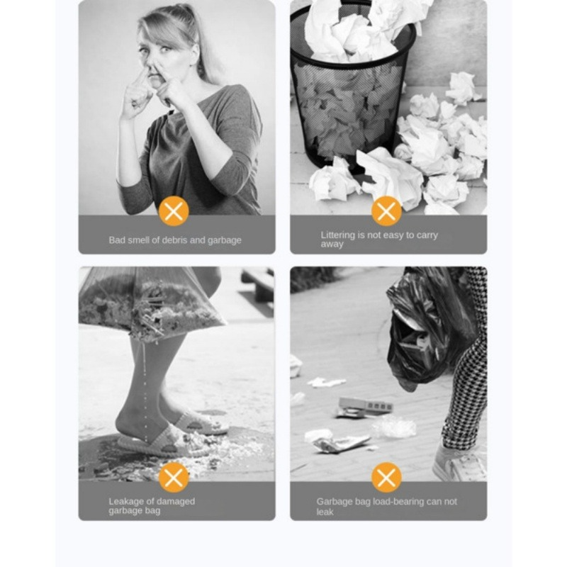 Cream Garbage Bags 5 Rolls 90 Count