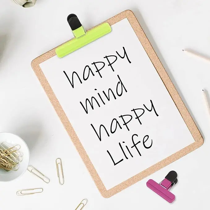 Food Clips 8-Pack Airtight Seal Kitchen Storage (4 Large, 4 Small)