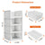 Stackable Plastic Closet Organizer Drawers 4-Pack