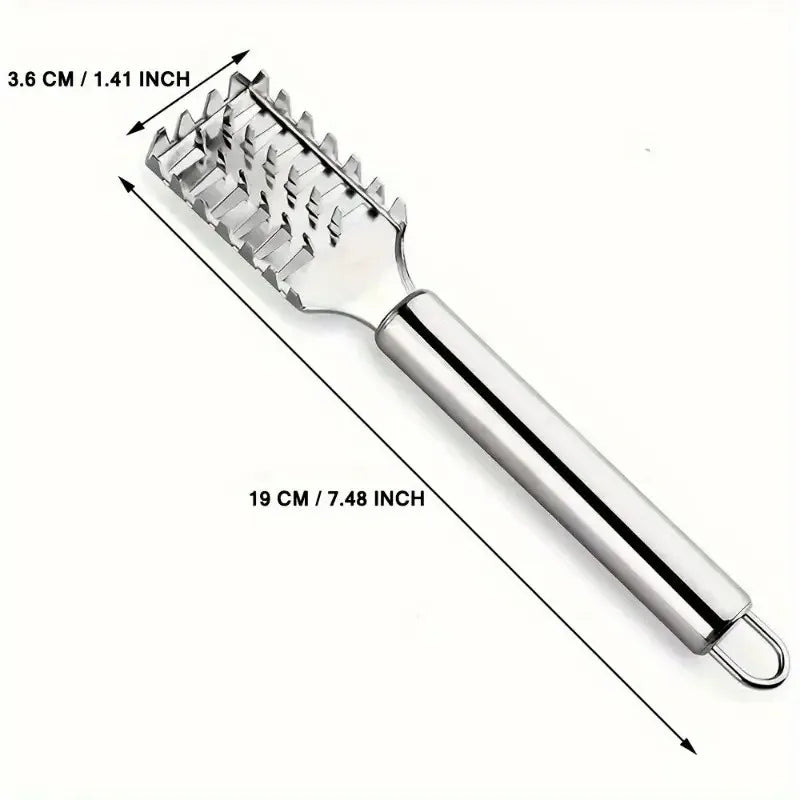 Stainless Steel Fish Scale Scraper with Round Tube Design