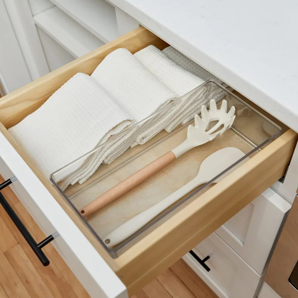 Clear Cabinet and Drawer Organizer 4 Pack