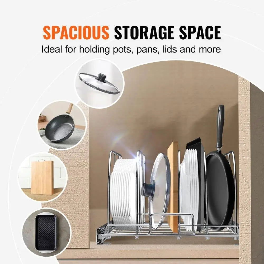 Expandable Pull-Out Under Cabinet Pan Pot Organizer