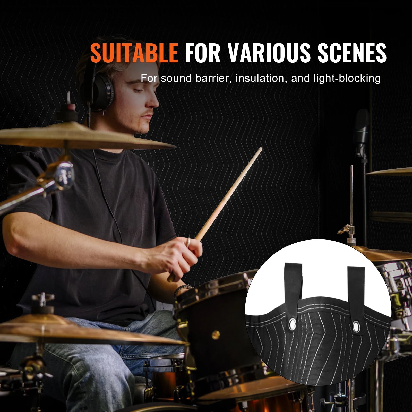 Professional Sound Dampening Blanket 96" x 80"