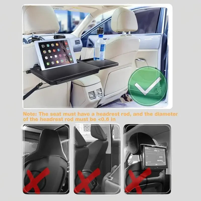 Multifunctional Car Table Tray Mount for Car