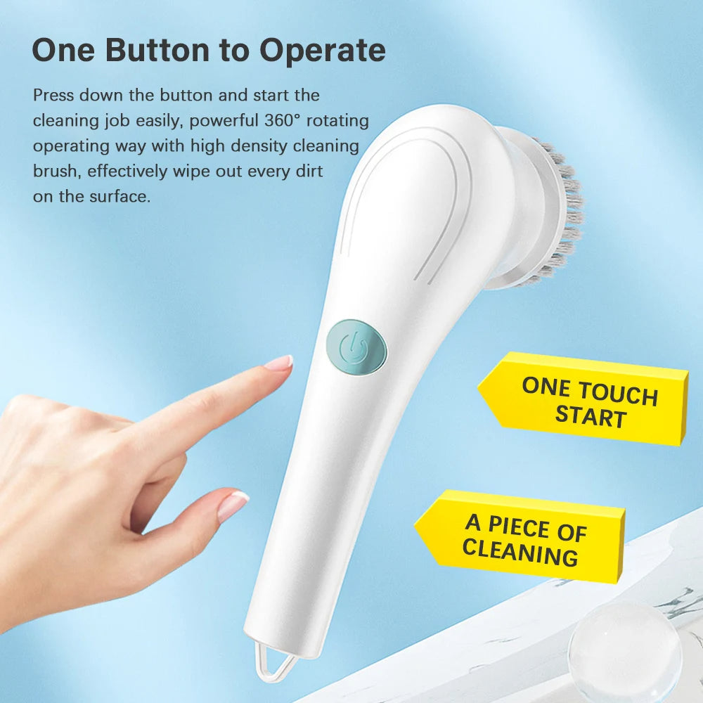 Multipurpose Electric Scrubber for Tile Floor Bathtub Sources