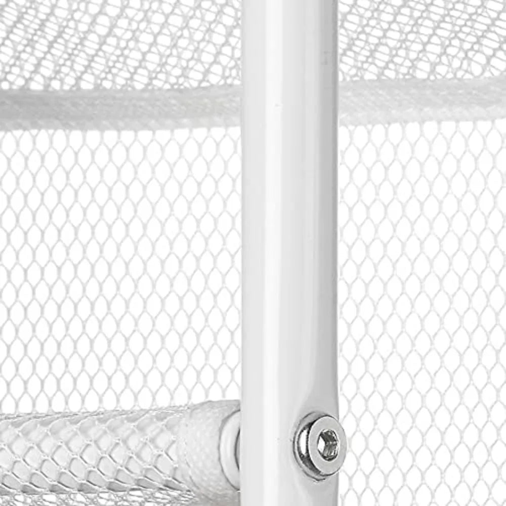 12-Tier Hanging Shoe Organizer with Durable Metal Frame