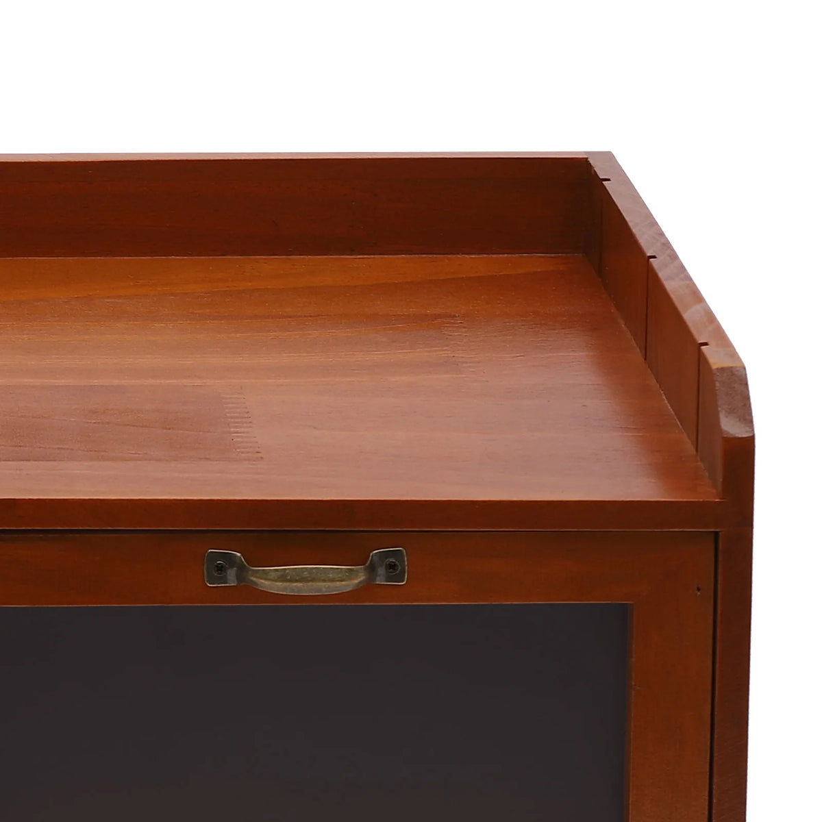 Wooden Organizer 3-Drawer Solid Wood Desktop Drawer Storage