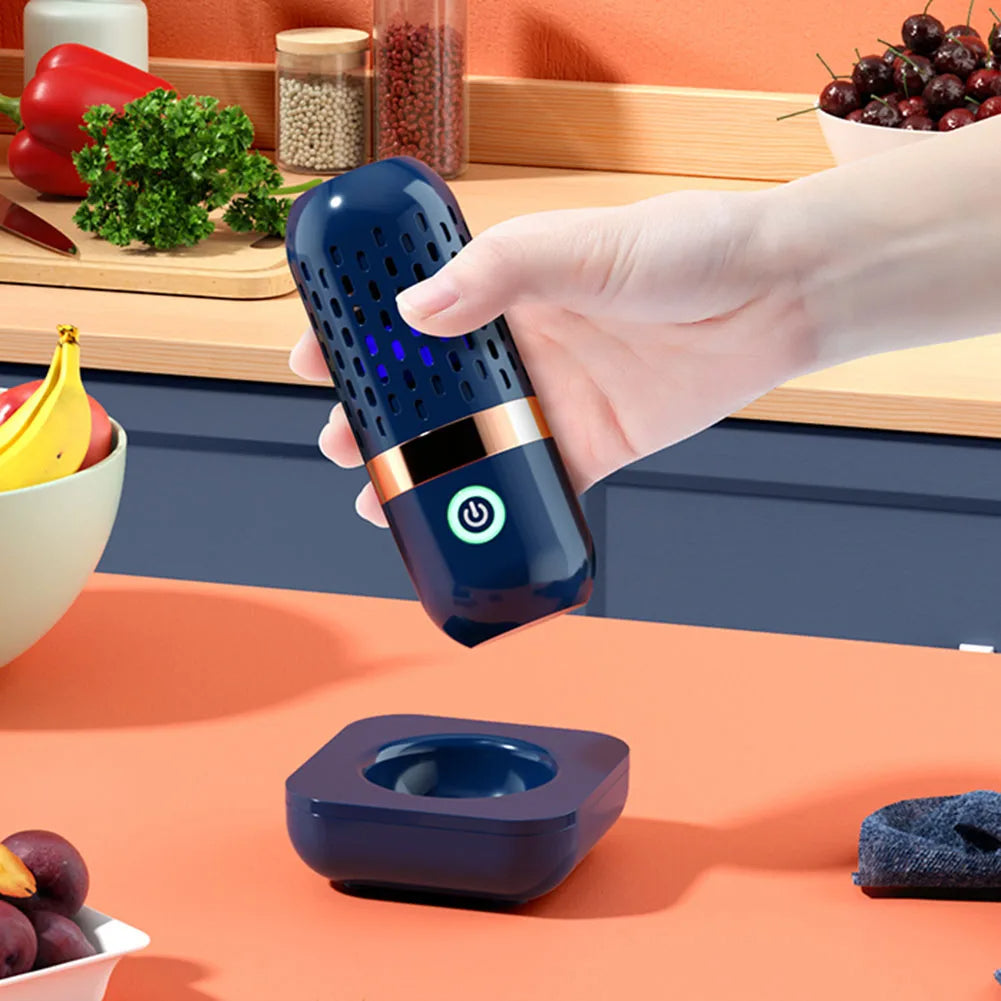 Portable Capsule Food Cleaner Ultrasonic Portable Vegetable & Fruit Purifier