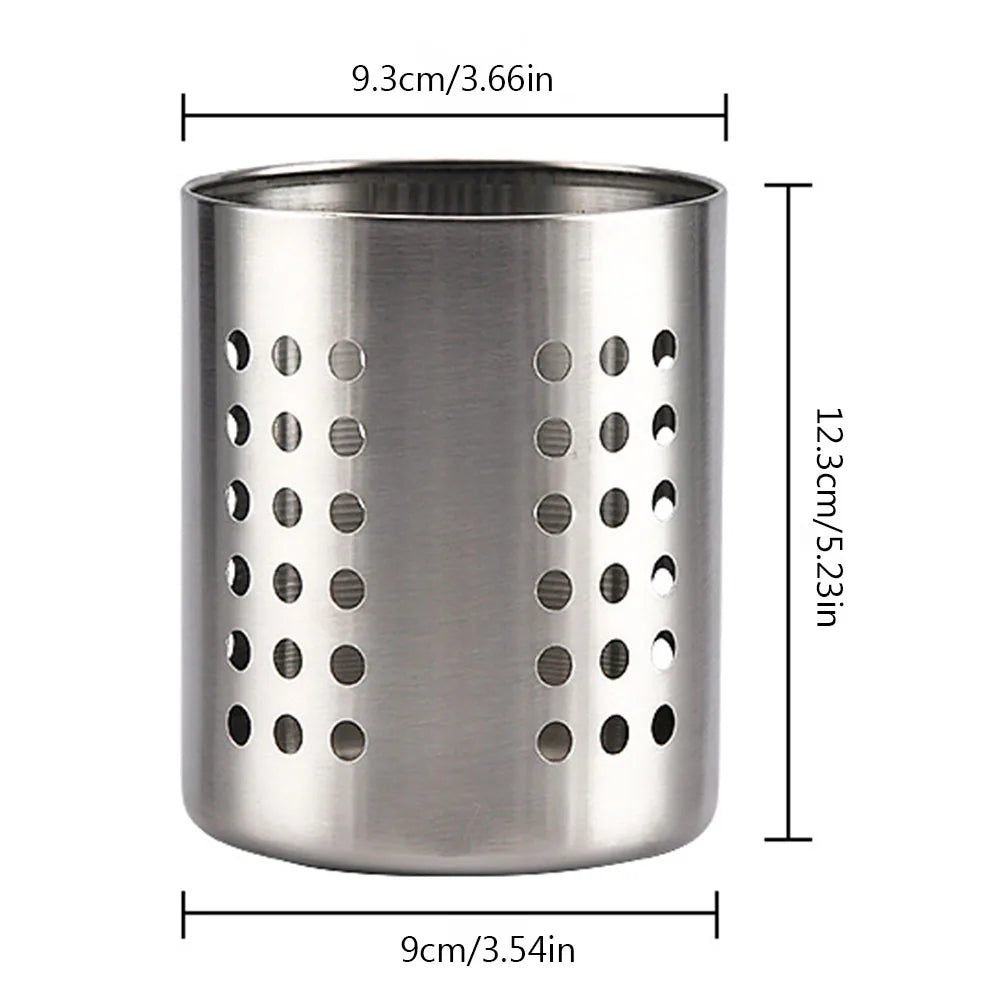 Stainless Steel Flatware Caddy Kitchen Utensil Organizer