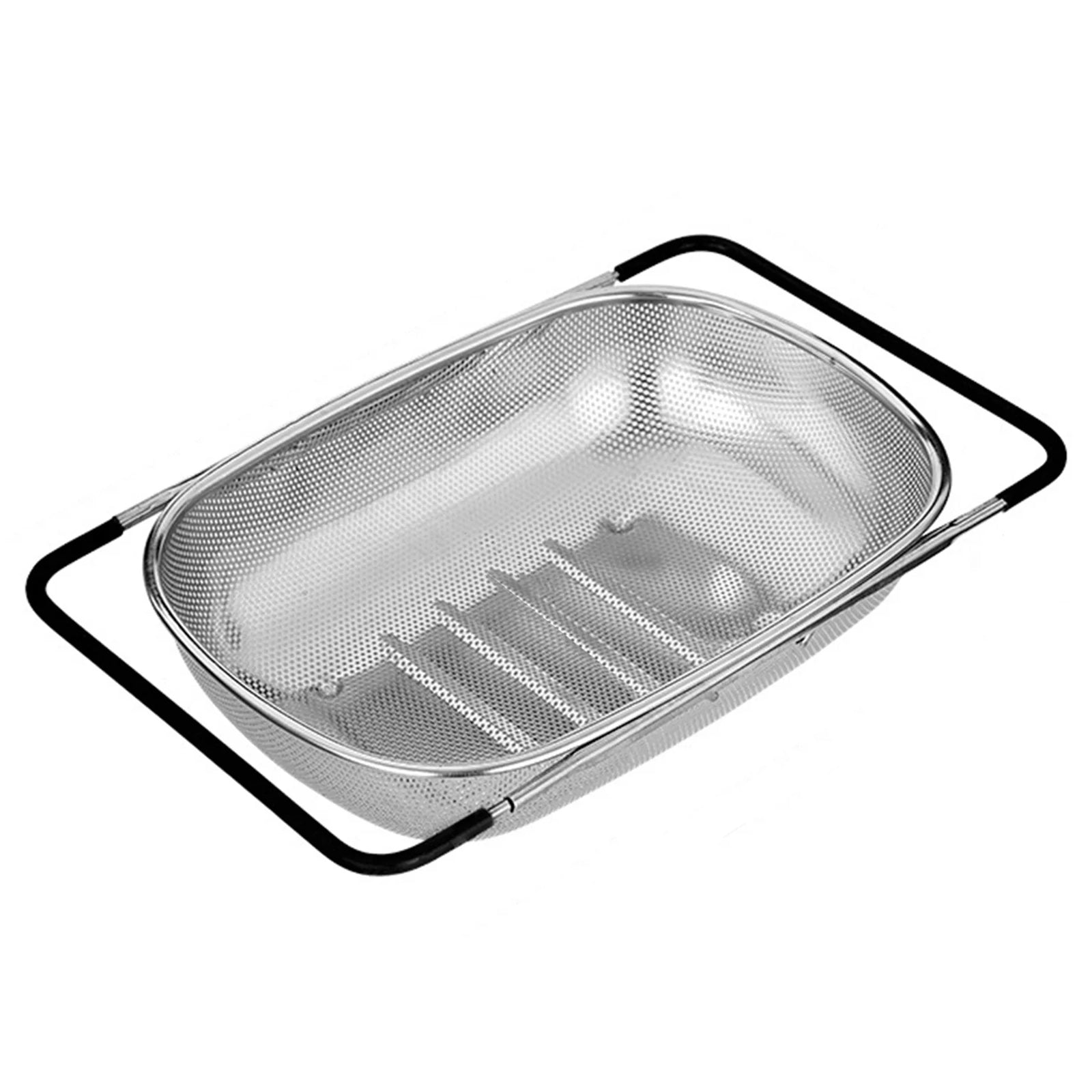 Stainless Steel Sink Colander Expandable Kitchen Drain Basket
