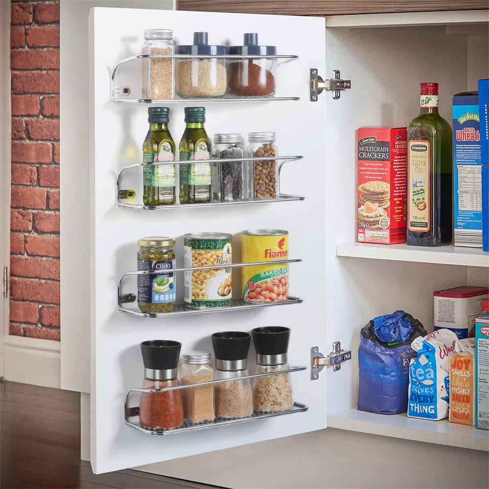 Multifunctional Wall-Mounted Storage Shelf Rustproof Bathroom Kitchen Organizer