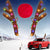 Christmas Car Decoration Antlers & Nose with Lights, Suitable for Jeeps, Trucks, Golf Carts