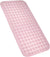 Bathtub Mat with Suction Cups with Drain Holes (Light Pink)