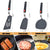 Silicone Spatula Turner Set of 3 600°F Heat Resistant Cooking Spatulas for Nonstick Cookware