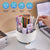 Holder Pen Holder for Desk 5 Slots 360° Degree Rotating Desk Organizers