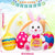 6 FT Easter Inflatables Outdoor Decorations Bunny and 3 Colorful Eggs, Build-in LED Lights Blow Up Yard Decorations