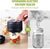 Cordless Electric Mason Jar Vacuum Sealer Kit Ideal for Home & Kitchen Gadgets, Black