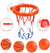 Bath Toys Basketball Hoop for Kids Toddlers Suction Cup Basketball Hoop & 4 Soft Balls Set