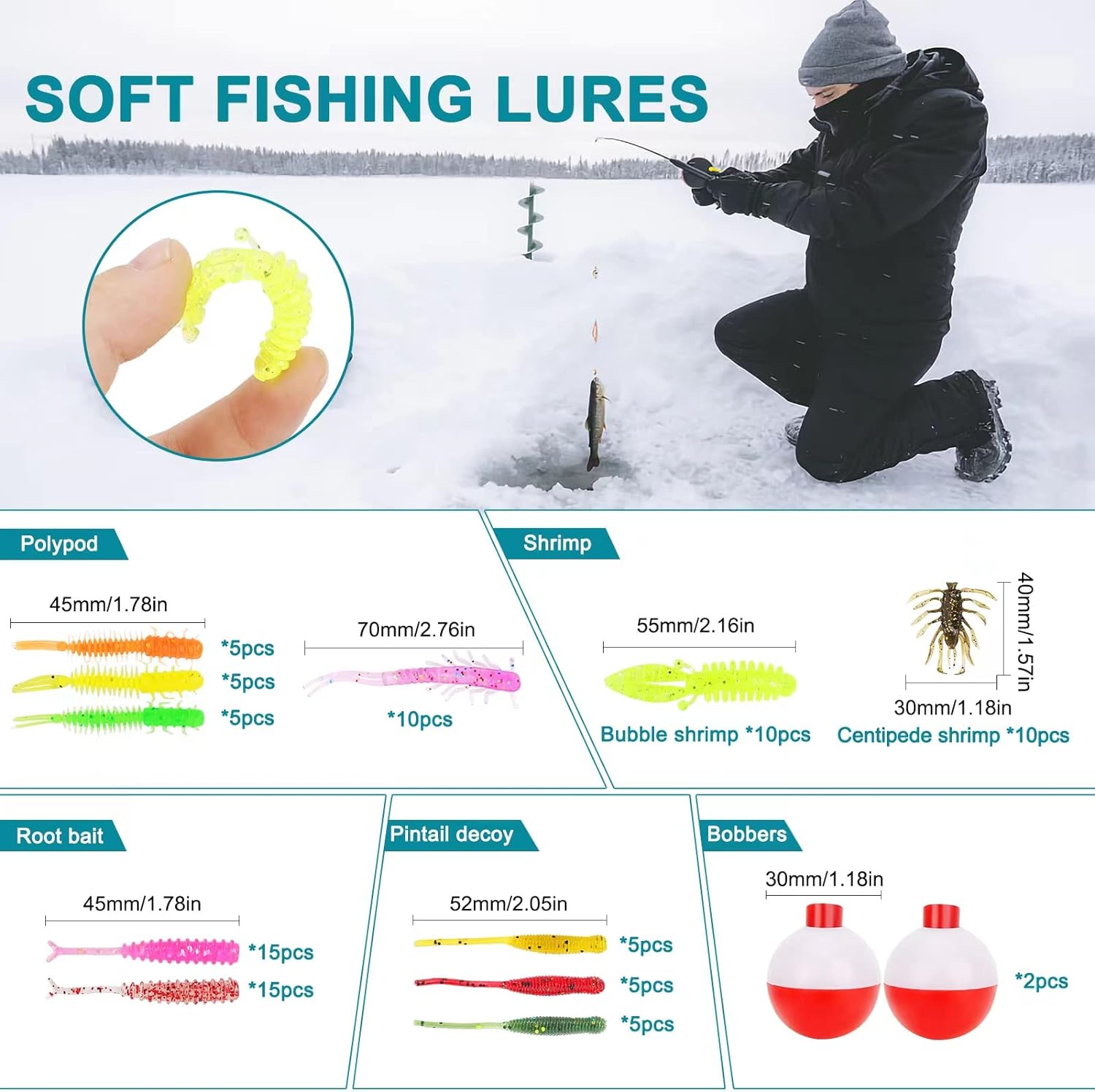 Fishing Accessories Fishing Lures Tackle Box Bass Fishing Kit