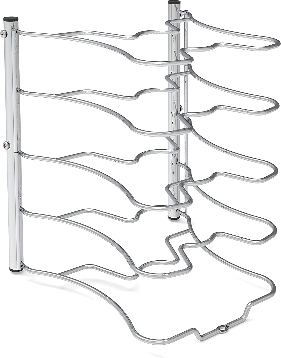 Organizer Pantry Holder Rack Pot Cabinet, Chrome