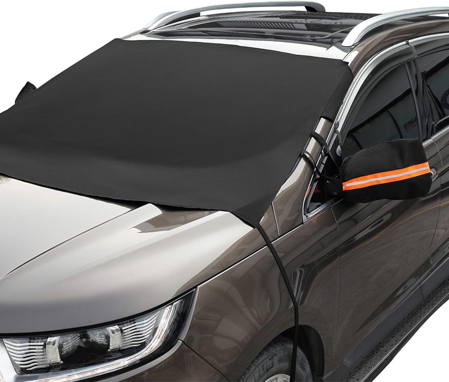 Windshield Cover with Side Covers 76" x 49" All-Seasons Windshield Cover Sunshade Protector