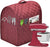 Stand Mixer Cover Compatible with Kitchenaid Mixer with 3 Organizer Bag for Accessories (Dark Red)