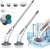 Electric Spin Scrubber, 10 in 1 Airpher Cordless Cleaning Brush IPX8 with 9 Replaceable Brush Heads and 4 Tier Removable Handle