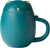 Cat Ceramic Tea Mug with Infuser and Lid, Green