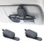 Magnetic Leather Sunglasses Holder 2 Packs for Car Visor, Black