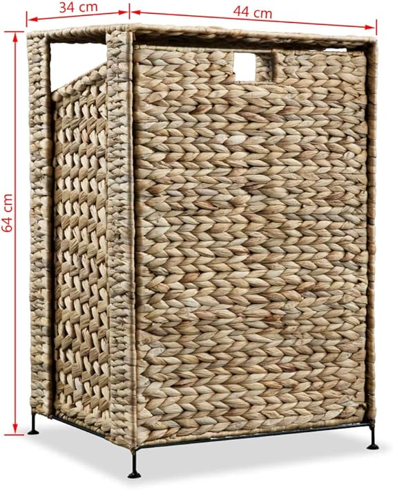 Rustic Style Brown Laundry Basket for Bathroom