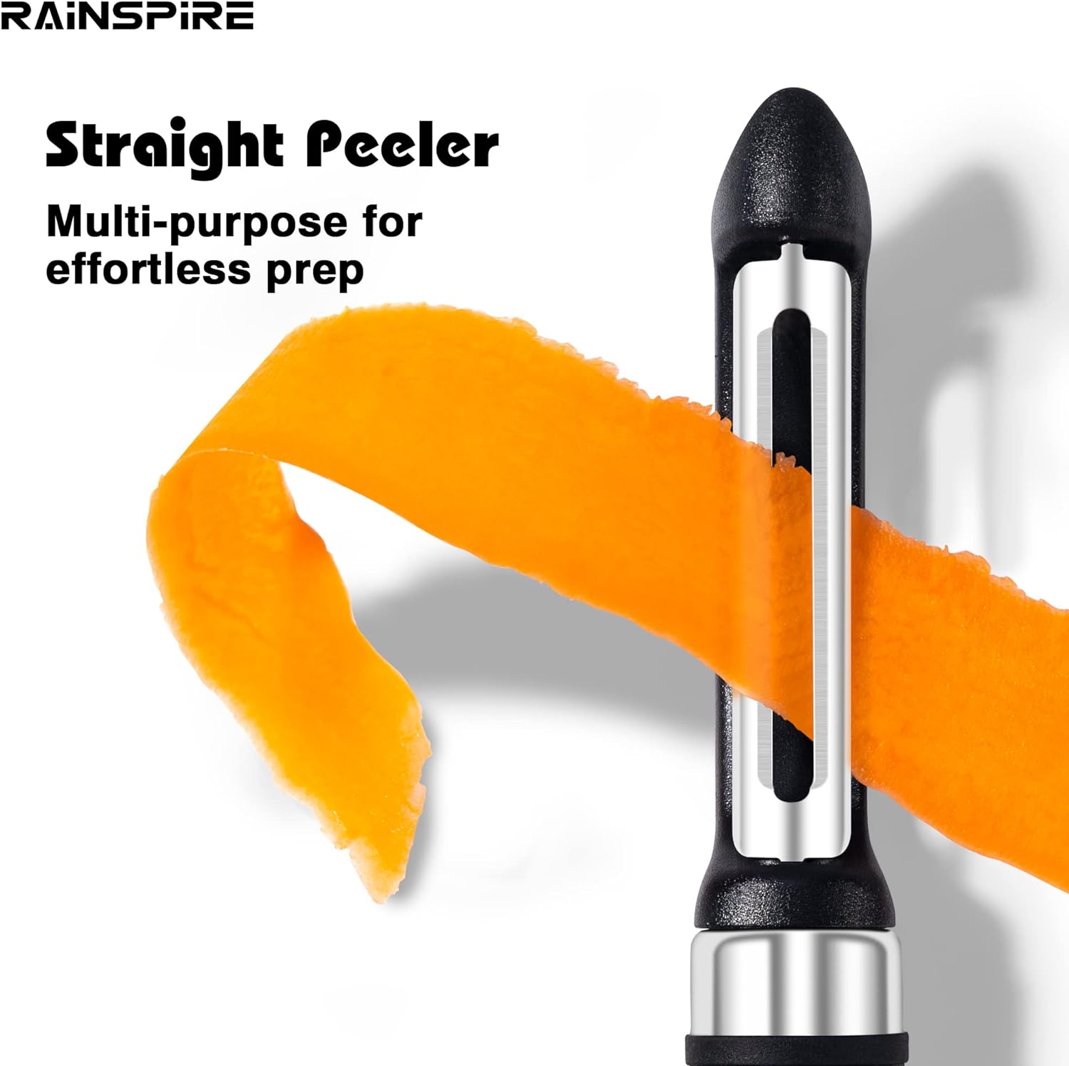 Kitchen Gadgets 3PCS Peeler Set Apple Peeler Potato Peeler Veggie Peeler Fruit Peeler, Black