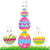 Easter Yard Signs 57" Outdoor Lawn Decorations with Stakes