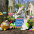 Easter Decorations Outdoor Metal Yard Sign for Home Spring Outside Garden Front