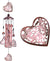 Wind Chimes Heart Outdoor Indoor Décor Musical Wind Chime for Home